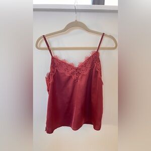 Abercrombie & Fitch Lace Trim Camisole Top